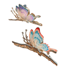 Крабик для волосся "2D-Butterfly", два кольори, 11.5х5 см