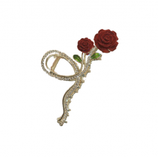 Крабик для волосся "Branch of a Rose", два кольори, 13x5.5 см