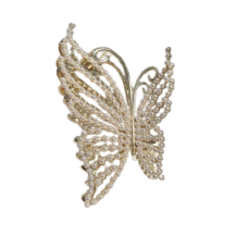 Крабик для волосся "Метелик із перлами",  "Butterfly Pearls", золото