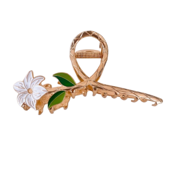 Крабик для волос "Golden Flower", золото