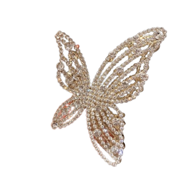 Крабик для волос "Butterfly", со стразами