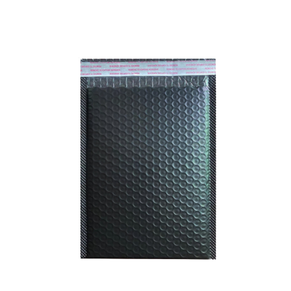 Конверт бандерольный, самоклеючий конверт із пухирчастими вставками всередині, 18x23 см, чорний, 1шт