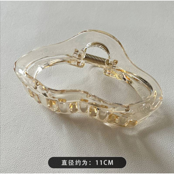 Затискач для волосся "Simple", Крабик для волосся "Simple", два кольори