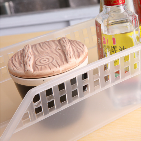 Ящик для зберігання їжі, сортування, пластмасовий, прозорий, два кольори