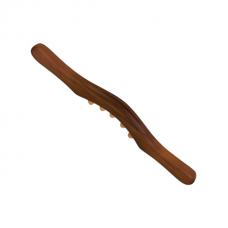 Шкребок Гуаша, букова палиця, масажер для Гуаша, акупунктурна палиця для масажу, 5 масажних точок, 40 см