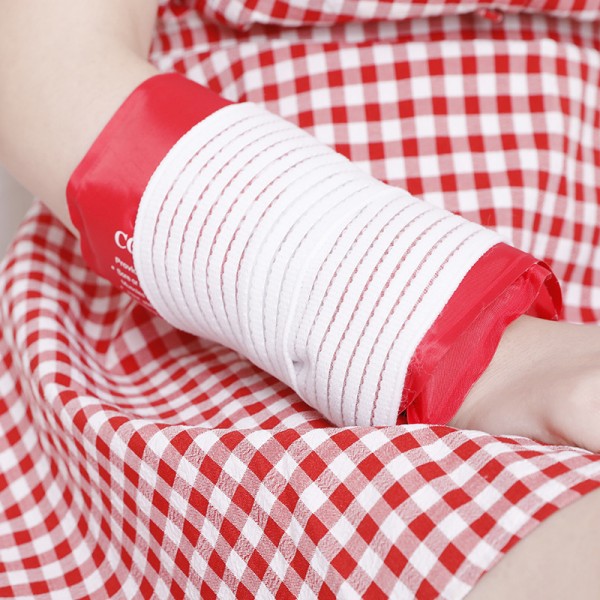 Компрес із софтгелем для гарячого та холодного застосування, червоний, 1 шт