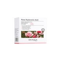 Патчи гидрогелевые Bioaqua Rose Hyaluronic Acid Eye Mask, с экстрактом розы, 60шт