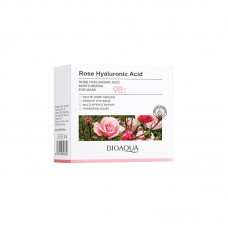 Патчи гидрогелевые Bioaqua Rose Hyaluronic Acid Eye Mask, с экстрактом розы, 60шт