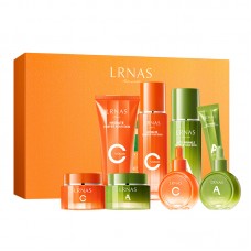 Подарунковий набір Lrnas Vitamin C & Retinol Anti-Wrinkle Set, з вітаміном C та ретинолом, 8 засобів