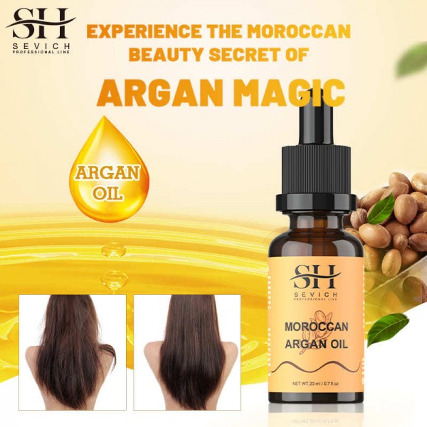 Олія для пошкодженого волосся Sevich Moroccan Argan Oil, 20 мл