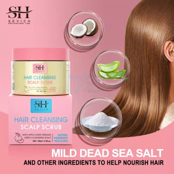 Скраб для шкіри голови та волосся Sevich Hair Cleansing Scalp Scrub, 150 г Скраб для шкіри голови та волосся Sevich Hair Cleansing Scalp Scrub, 150 г