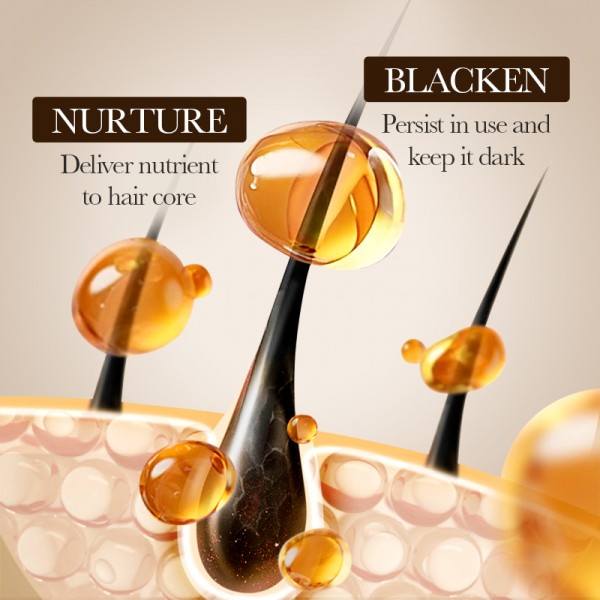 Твердий шампунь для волосся Sadoer Darkening Shampoo з екстрактом кореня Polygonum, 100 г