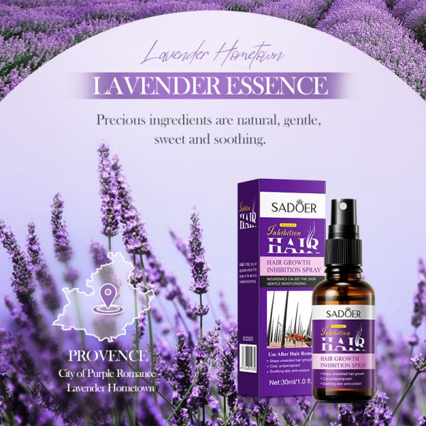 Спрей для гальмування росту волосся Sadoer, 30 мл