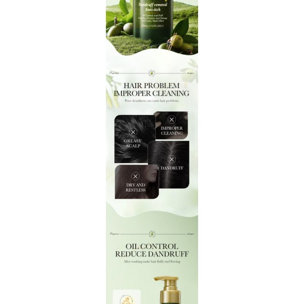 Шампунь з оливковою олією Sadoer, 500 мл