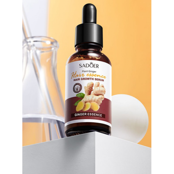 Сироватка для росту волосся з екстракту імбиру SADOER Ginger Essence, 30 мл Сироватка для росту волосся з екстракту імбиру SADOER Ginger Essence, 30 мл