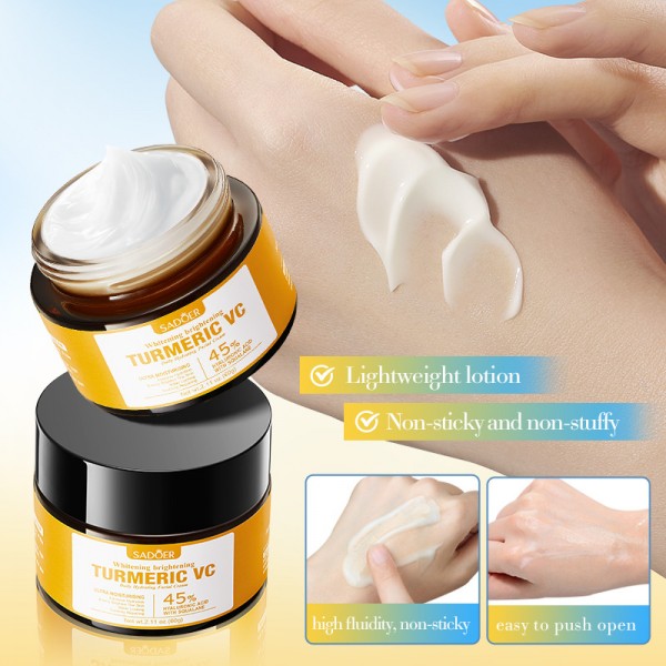 Крем для обличчя з вітаміном С SADOER Turmeric VC, 60 г