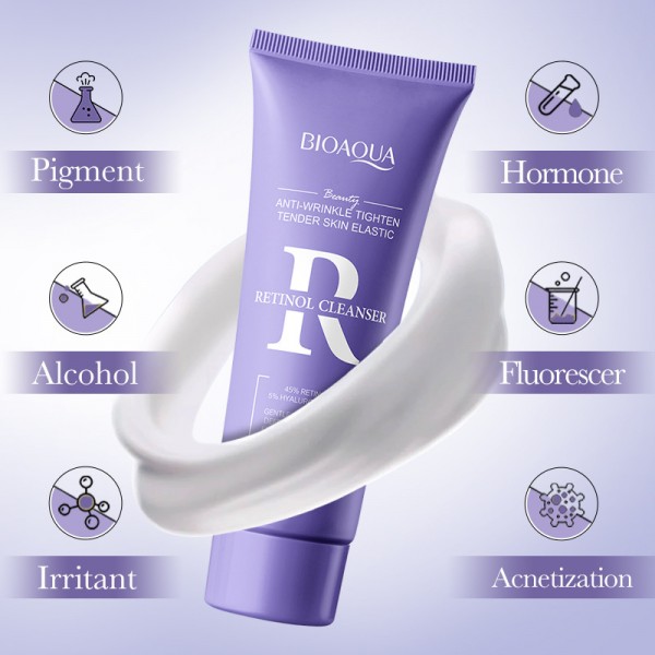 Гель для очищення обличчя з ретинолом Bioaqua Retinol Cleanser, 100 г Гель для очищення обличчя з ретинолом Bioaqua Retinol Cleanser, 100 г