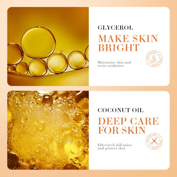 Мило для обличчя і тіла SADOER Turmeric Soap Bar з куркумою, 100 г