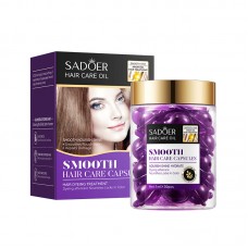 Вітамінні капсули для волосся SADOER Smooth Hair Care Capsules, фіолетові, 30 шт