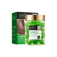 Витаминные капсулы для волос SADOER Smooth Hair Care Capsules, зеленые, 30 шт