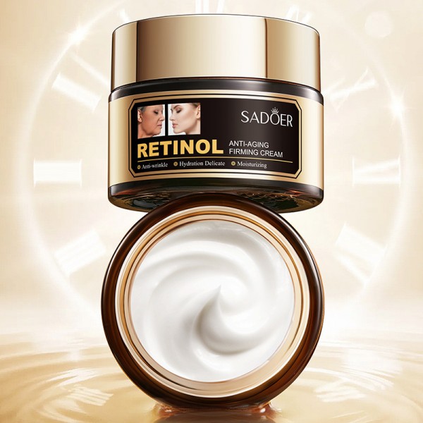 Крем для обличчя з ретинолом Sadoer Retinol Anti-Aging Firming Cream, 50 г Крем для обличчя з ретинолом Sadoer Retinol Anti-Aging Firming Cream, 50 г