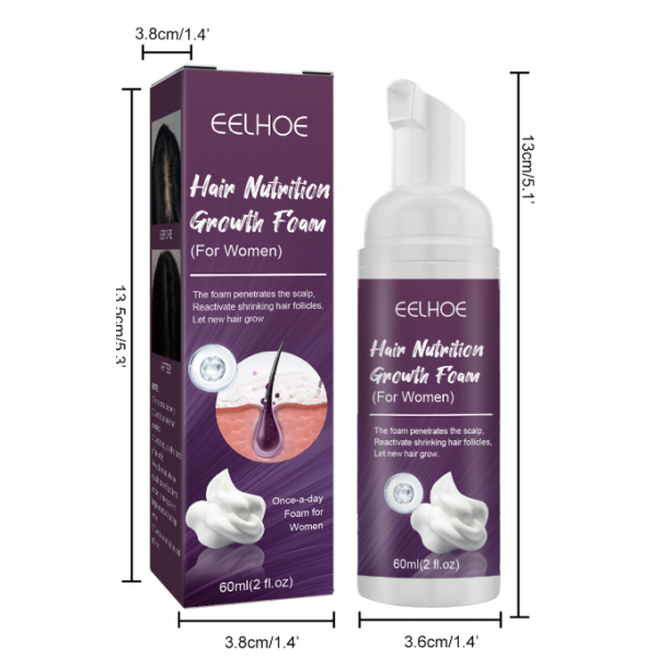 Пінка для росту волосся Eelhoe Hair Nutrition Growth Foam, 60 мл