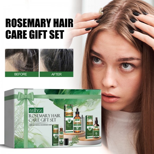 Подарунковий набір Eelhoe Rosemary Hair Care Gift Set на основі екстракту розмарину, 3 засоба