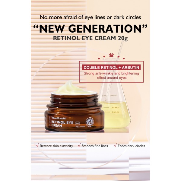 Крем для шкіри навколо очей з ретинолом Vibrant Glamour Retinol Eye Cream, 20 г
