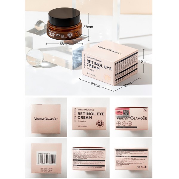 Крем для шкіри навколо очей з ретинолом Vibrant Glamour Retinol Eye Cream, 20 г