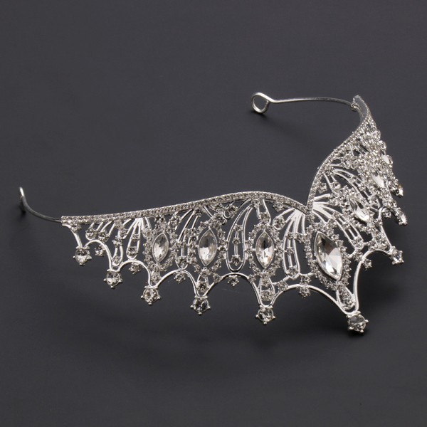 Діадема із кристалами "Kingdom", срібло