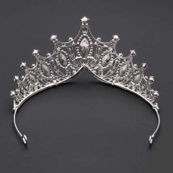 Діадема із кристалами "Kingdom", срібло