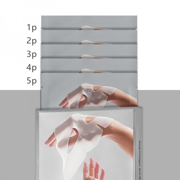 Маска гідрогелева колагенова для обличчя Deep Collagen Anti-Wrinkle Lifting Mask, 4 шт