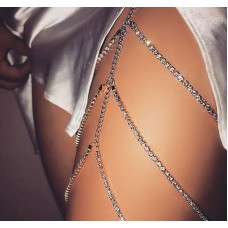 Ланцюжок на ногу "Star Shine", срібло