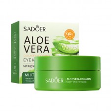 Патчи гидрогелевые SADOER Aloe Vera Collagen Soothing Eye Mask, из алоэ вера, 60 шт