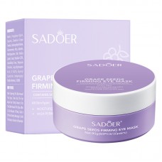 Патчі гідрогелеві SADOER Grape Seeds Firming Eye Mask, з виноградом, 60 шт