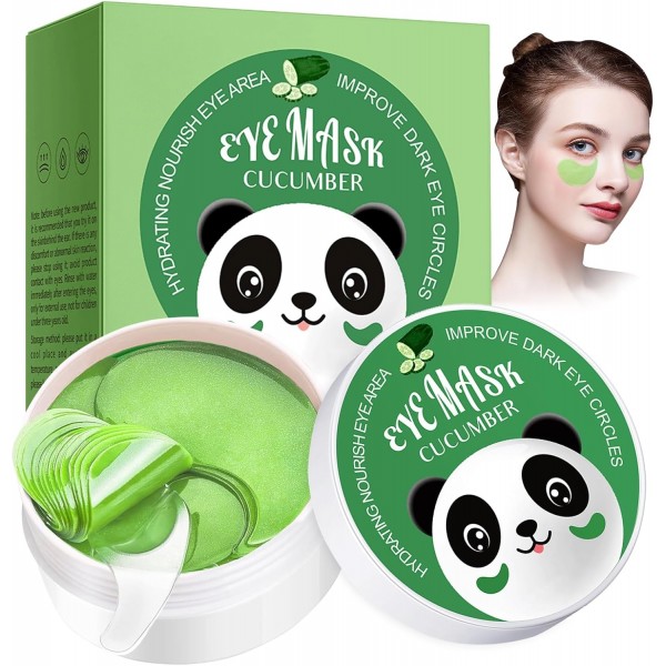 Патчи гидрогелевые SADOER Cucumber Eye Mask, с экстрактом огурца, 60 шт