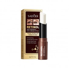 Крем-стік для очей SADOER Retinol Anti-Wrinkle Eye Cream Stick, з ретинолом, 3 г