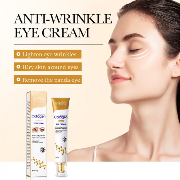 Крем для глаз SADOER Collagen Anti-Aging Eye Cream, с коллагеном, 20 г