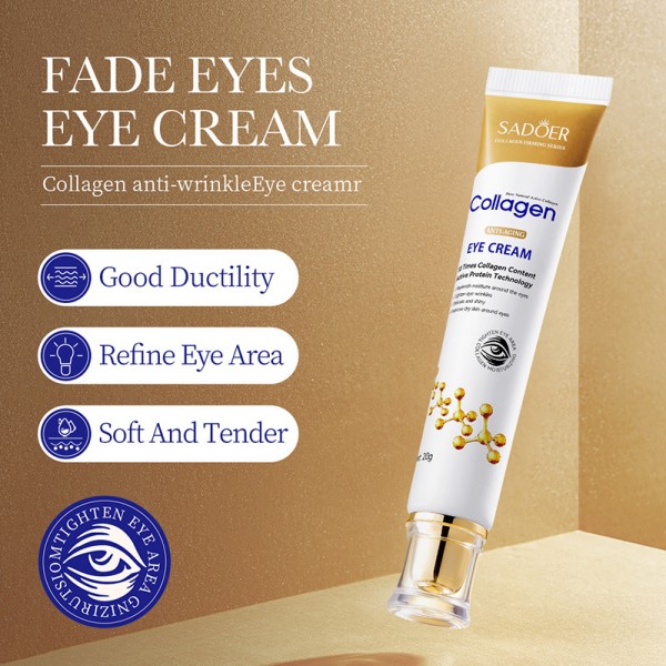 Крем для глаз SADOER Collagen Anti-Aging Eye Cream, с коллагеном, 20 г