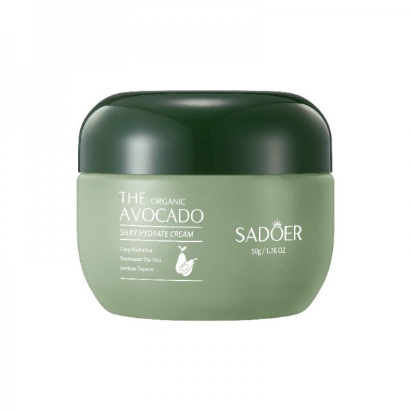 Крем дневной для лица с авокадо SADOER Organic Avocado Silky Hydrate Cream, 50 г