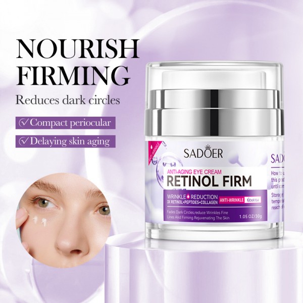 Крем для зоны вокруг глаз SADOER Retinol Firm Anti-Aging Eye Cream, 30 г