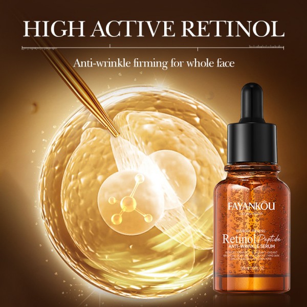 Сироватка з ретинолом і пептидами FAYANKŌU Retinol Peptide Anti-Wrinkle, 30 мл Сироватка з ретинолом і пептидами FAYANKŌU Retinol Peptide Anti-Wrinkle, 30 мл