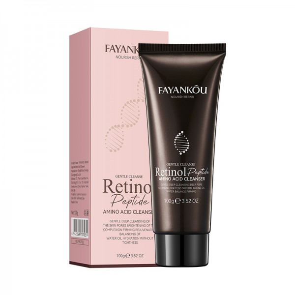 Гель для очистки лица с ретинолом FAYANKŌU Retinol Peptide Amino Acid Cleanser, 100 г