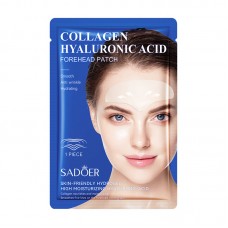 Патч гідрогелевий для лоба SADOER Collagen Hyaluronic Acid Forehead Patch, патч від зморшок для чола, 10 г