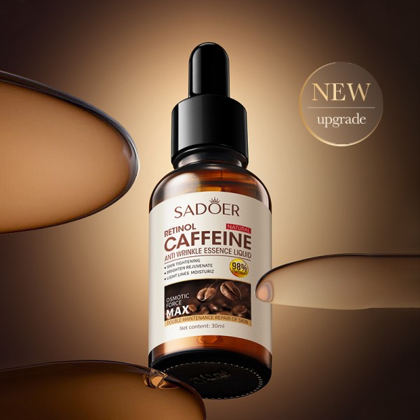 Сироватка з кофеїном SADOER Retinol Caffeine Anti-Wrinkle Essence Liquid, 30 мл