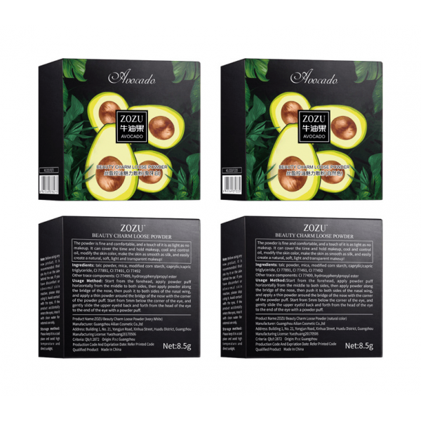 Пудра ZOZU Oil Control Charming Powder, відтінок Ivory White, 8.5 г