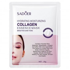 Маска гідрогелева зволожуюча для обличчя з колагеном SADOER Collagen Essence Mask, 25 г