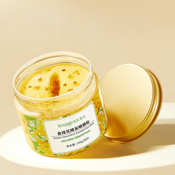 Патчі тканинні для очей IMAGES Golden Osmanthus Eye Mask, з екстрактом золотого османтуса, 80 шт