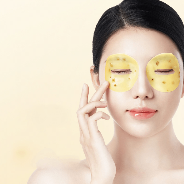Патчі тканинні для очей IMAGES Golden Osmanthus Eye Mask, з екстрактом золотого османтуса, 80 шт