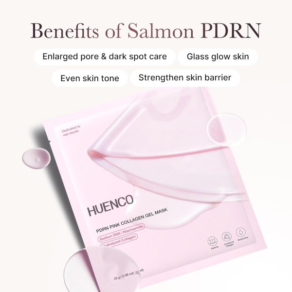 Маска зволожуюча для обличчя з колагеном PDRN Pink Collagen Gel Mask, 28 г
